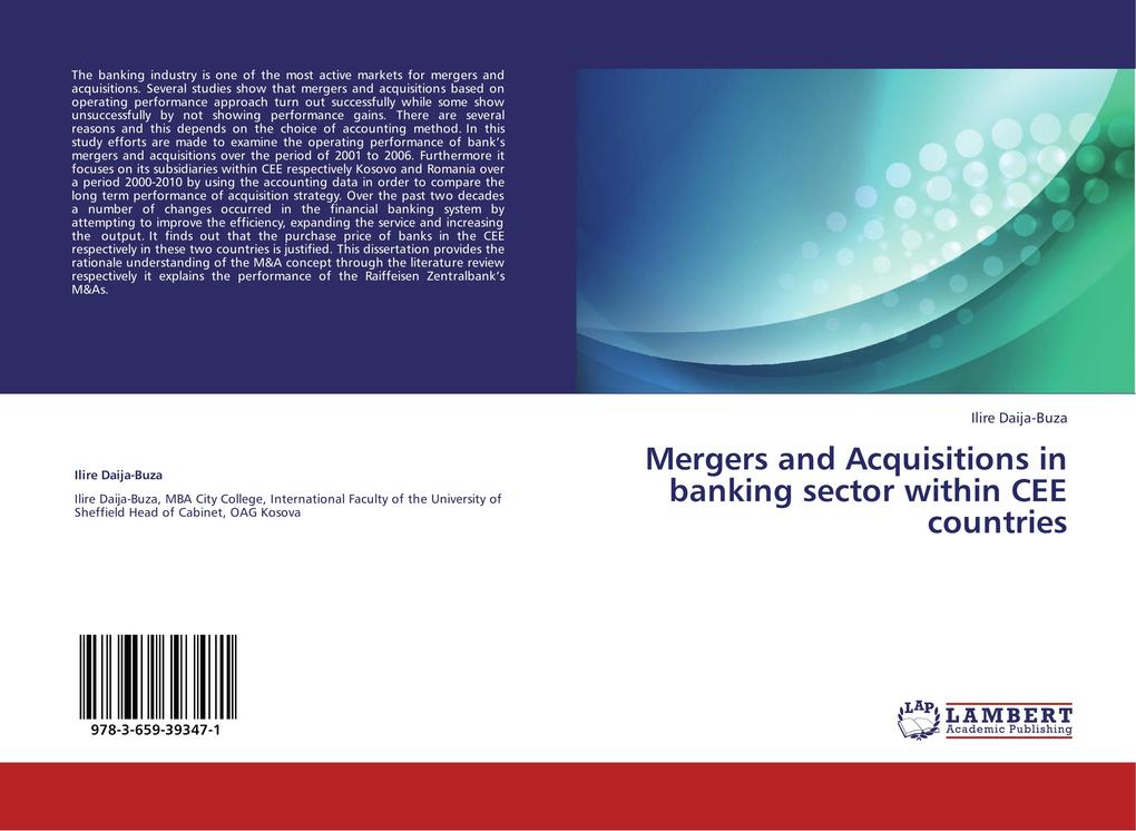 Mergers and Acquisitions in banking sector within CEE countries