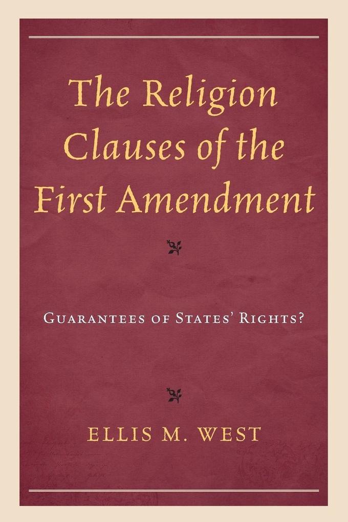 Religion Clauses of the First Amendment
