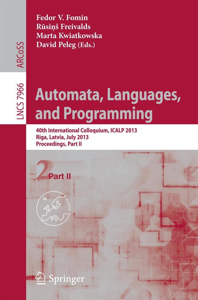 Automata Languages and Programming