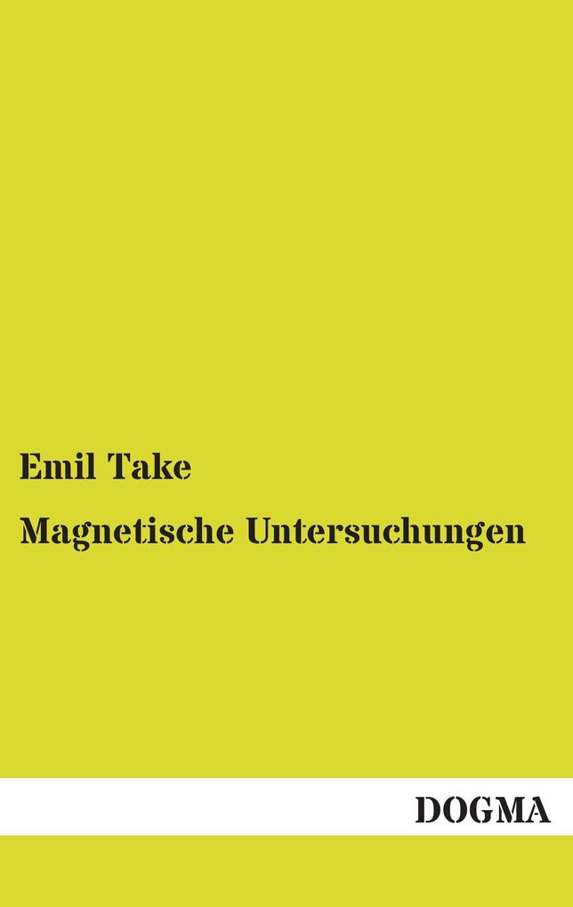Magnetische Untersuchungen