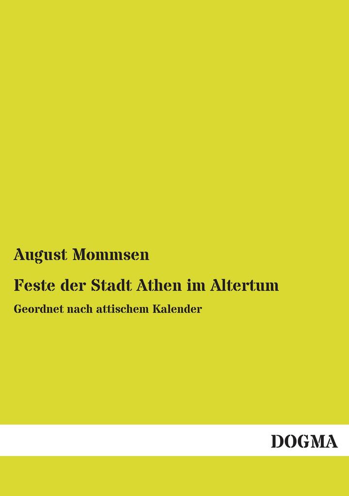 Feste der Stadt Athen im Altertum