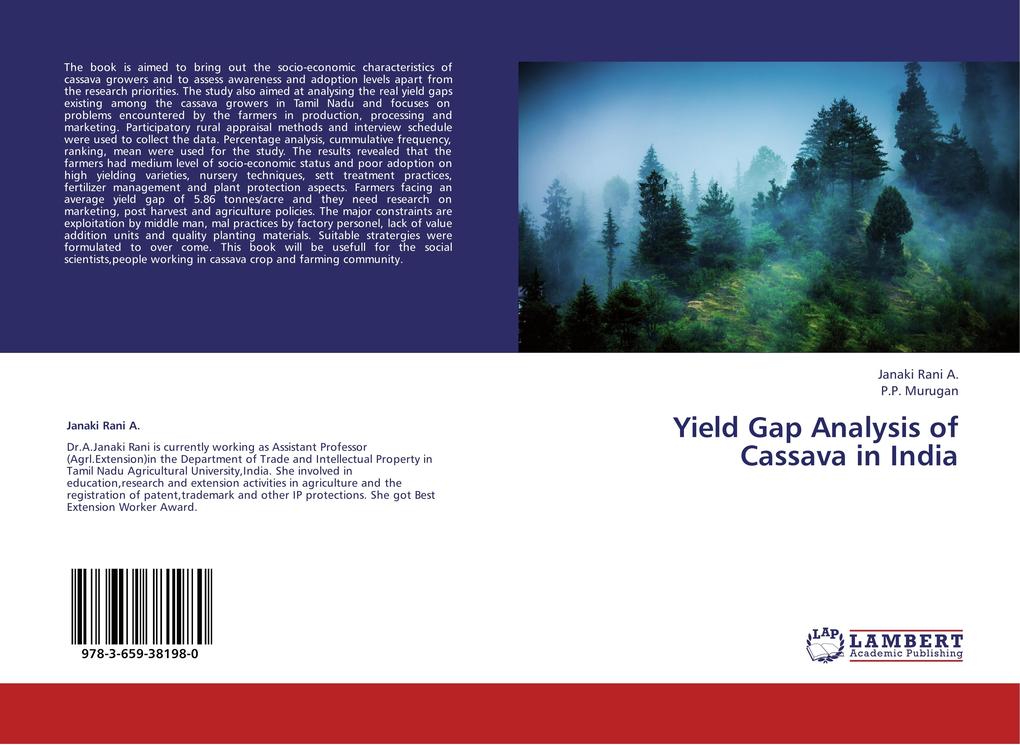Yield Gap Analysis of Cassava in India