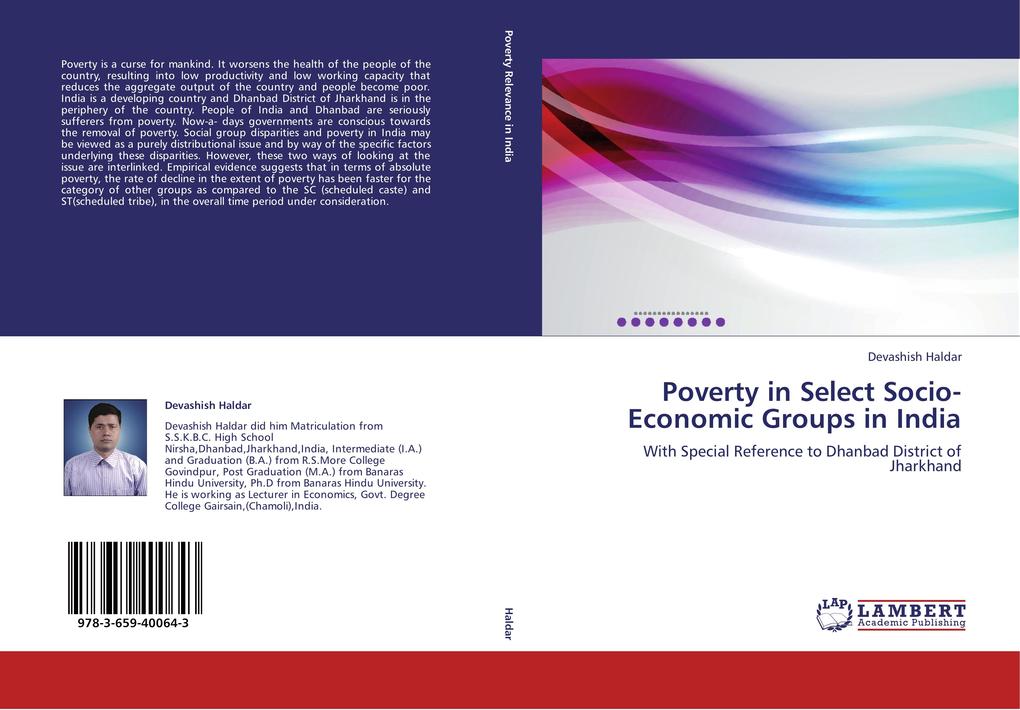 Poverty in Select Socio-Economic Groups in India