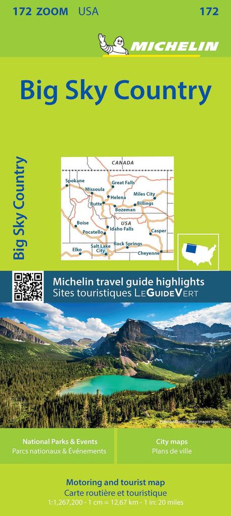 Michelin Big Sky Country Map
