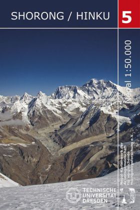 Nepal-Kartenwerk der Arbeitsgemeinschaft für vergleichende Hochgebirgsforschung Shorong / Hinku Trekking-Karte