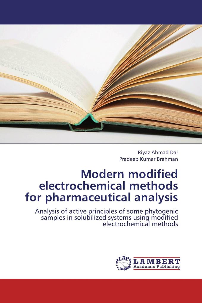 Modern modified electrochemical methods for pharmaceutical analysis