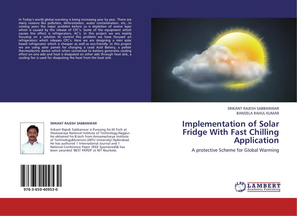 Implementation of Solar Fridge With Fast Chilling Application