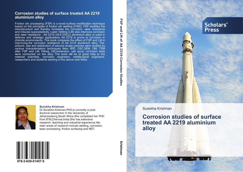 Corrosion studies of surface treated AA 2219 aluminium alloy