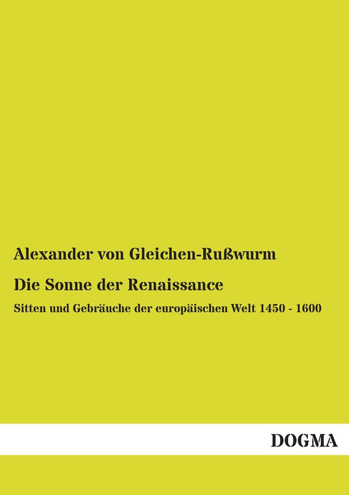 Die Sonne der Renaissance