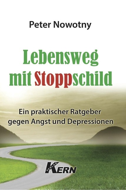 Lebensweg mit Stoppschild