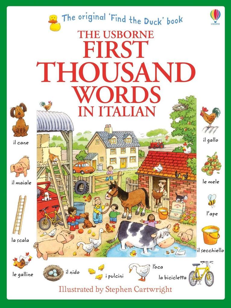 Usborne Publishing First Thousand Words In Italian