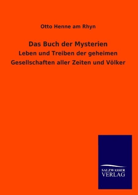Das Buch der Mysterien - Otto Henne am Rhyn