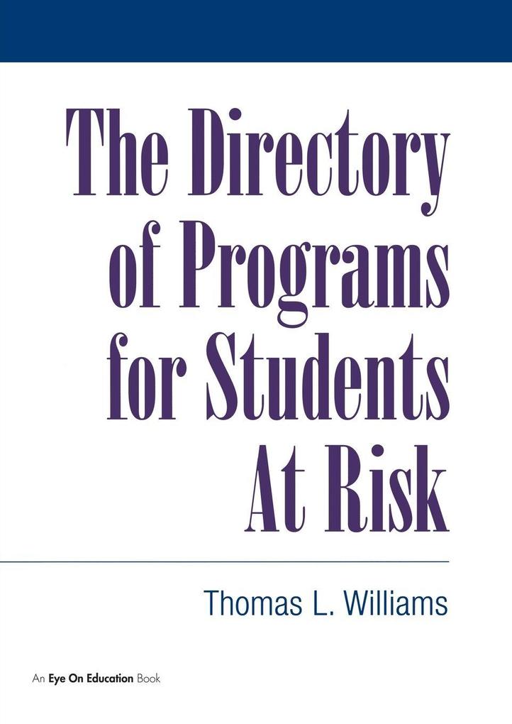 Directory of Programs for Students at Risk