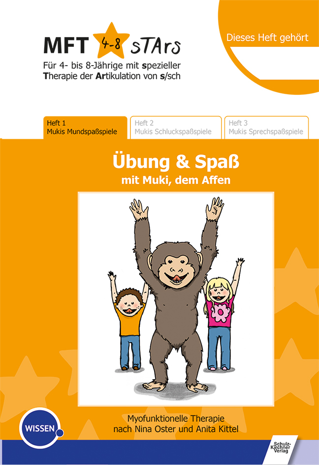 MFT 4-8 Stars - Für 4- bis 8-Jährige mit spezieller Therapie der Artikulation von s/sch - Übung & Spaß mit Muki dem Affen