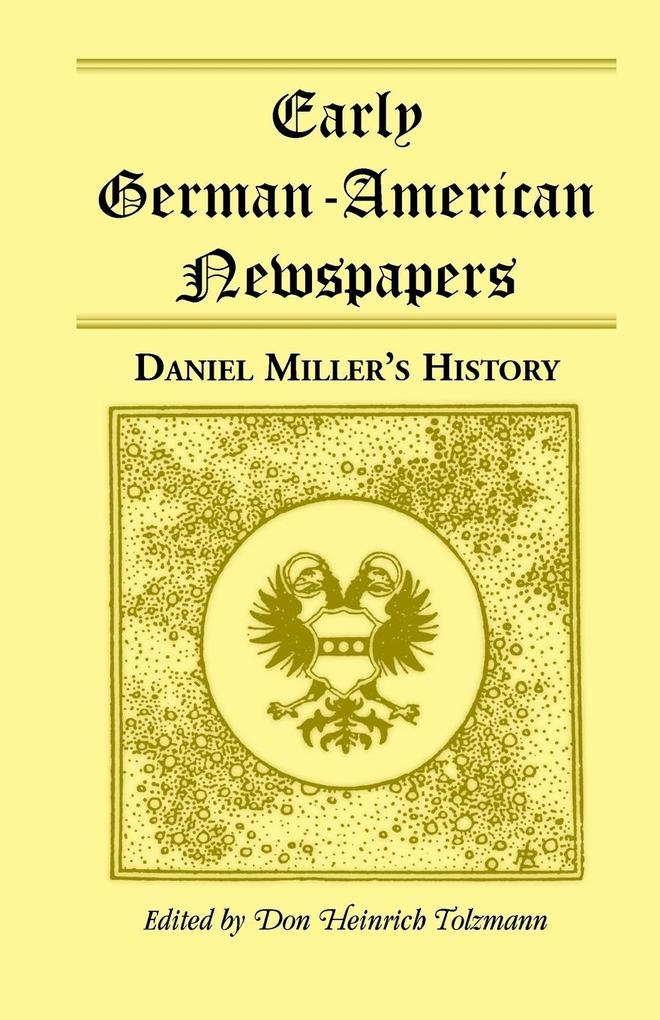 Early German-American Newspapers