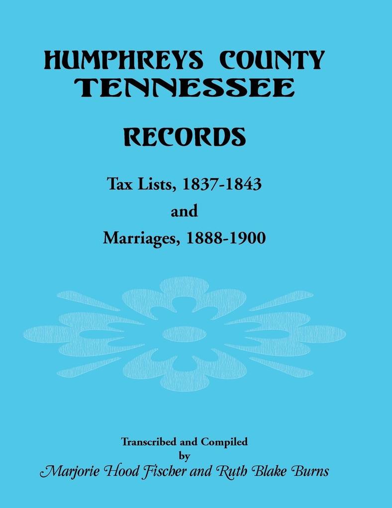 Humphreys County Tennessee Records