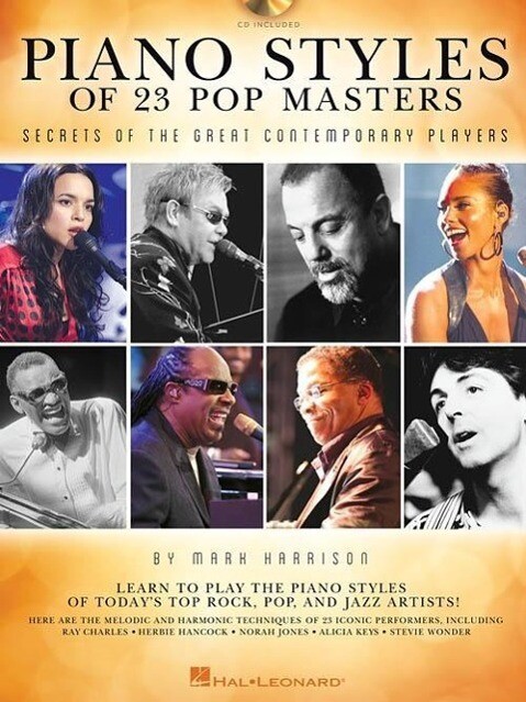 Piano Styles of 23 Pop Masters - Secrets of the Great Contemporary Players (Book/Online Audio) [With CD (Audio)]