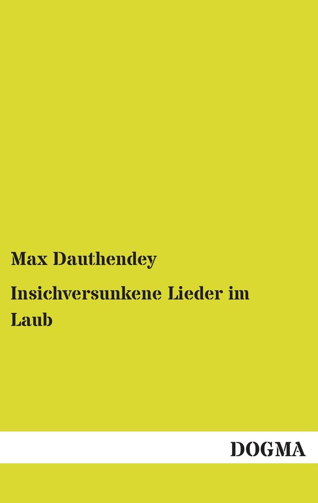 Insichversunkene Lieder im Laub
