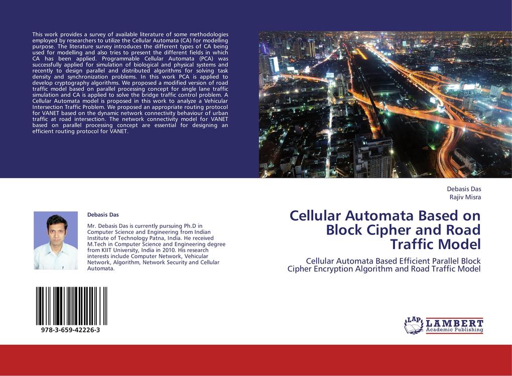 Cellular Automata Based on Block Cipher and Road Traffic Model