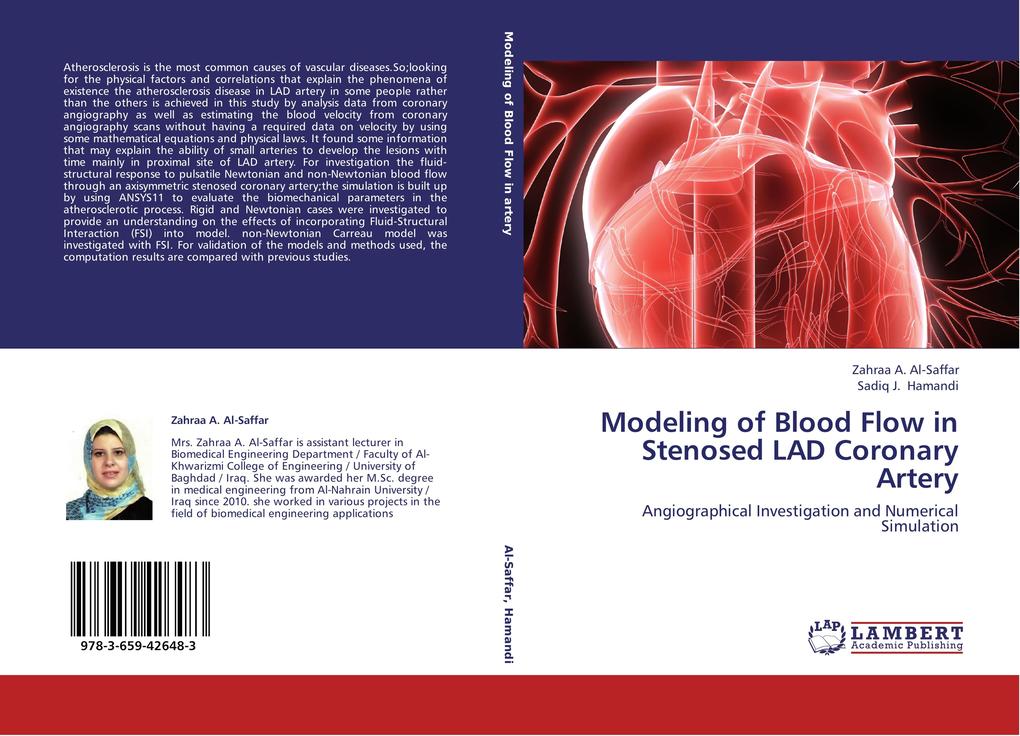 Modeling of Blood Flow in Stenosed LAD Coronary Artery