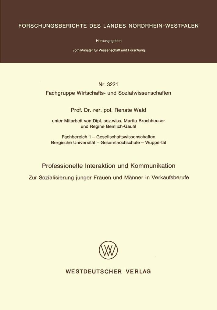 Professionelle Interaktion und Kommunikation