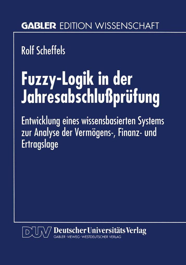 Fuzzy-Logik in der Jahresabschlußprüfung