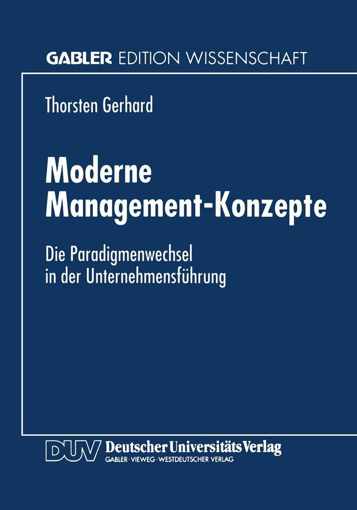 Moderne Management-Konzepte