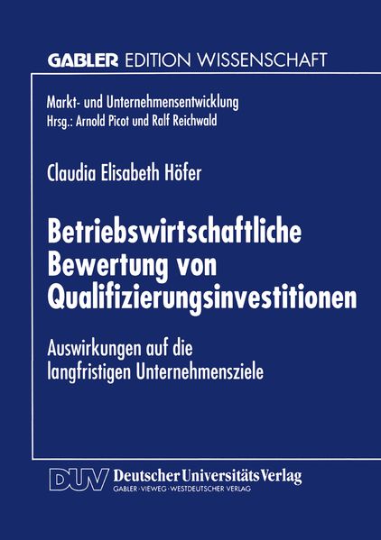 Betriebswirtschaftliche Bewertung von Qualifizierungsinvestitionen