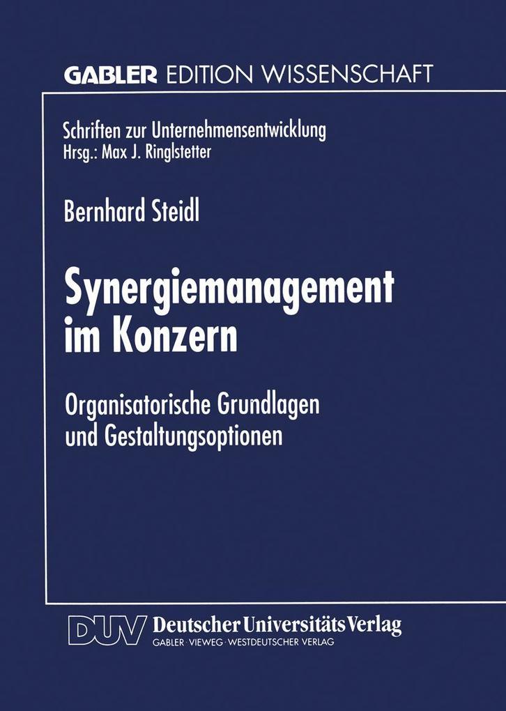 Synergiemanagement im Konzern