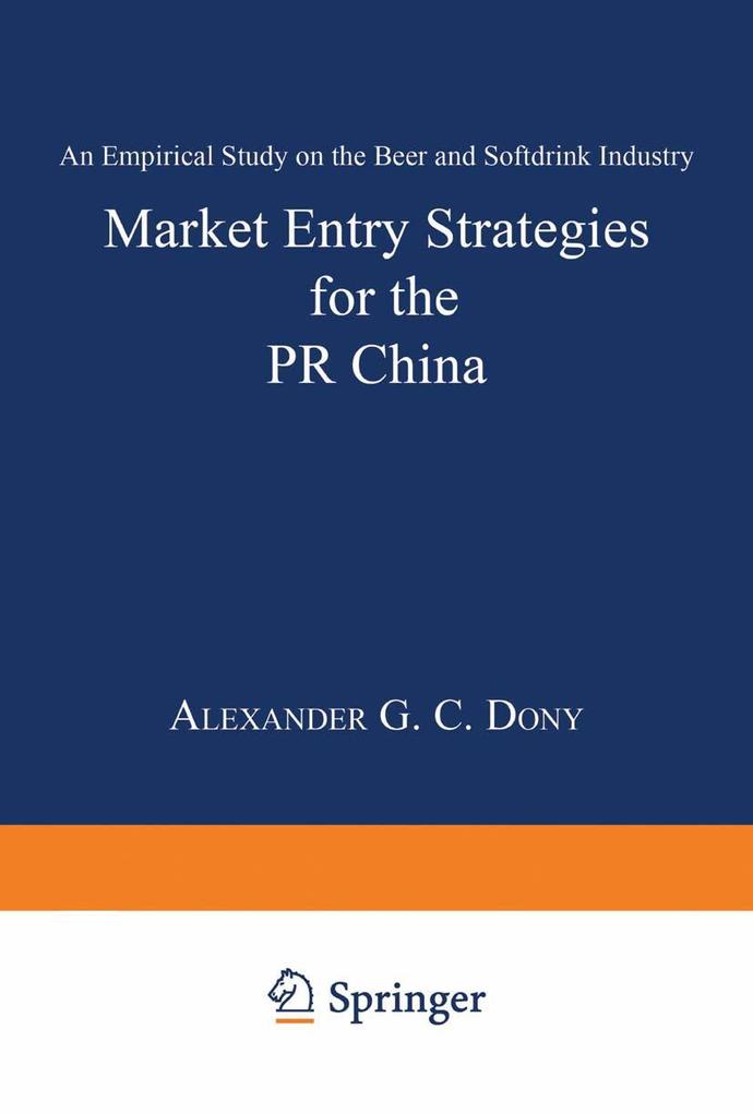 Market Entry Strategies for the PR China