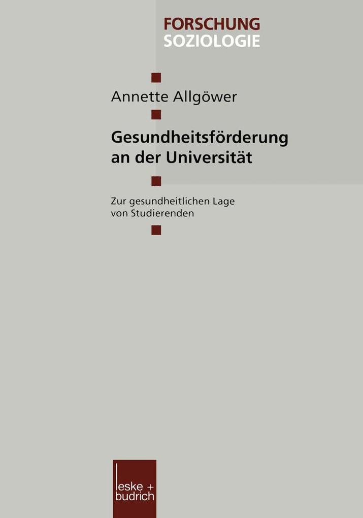 Gesundheitsförderung an der Universität