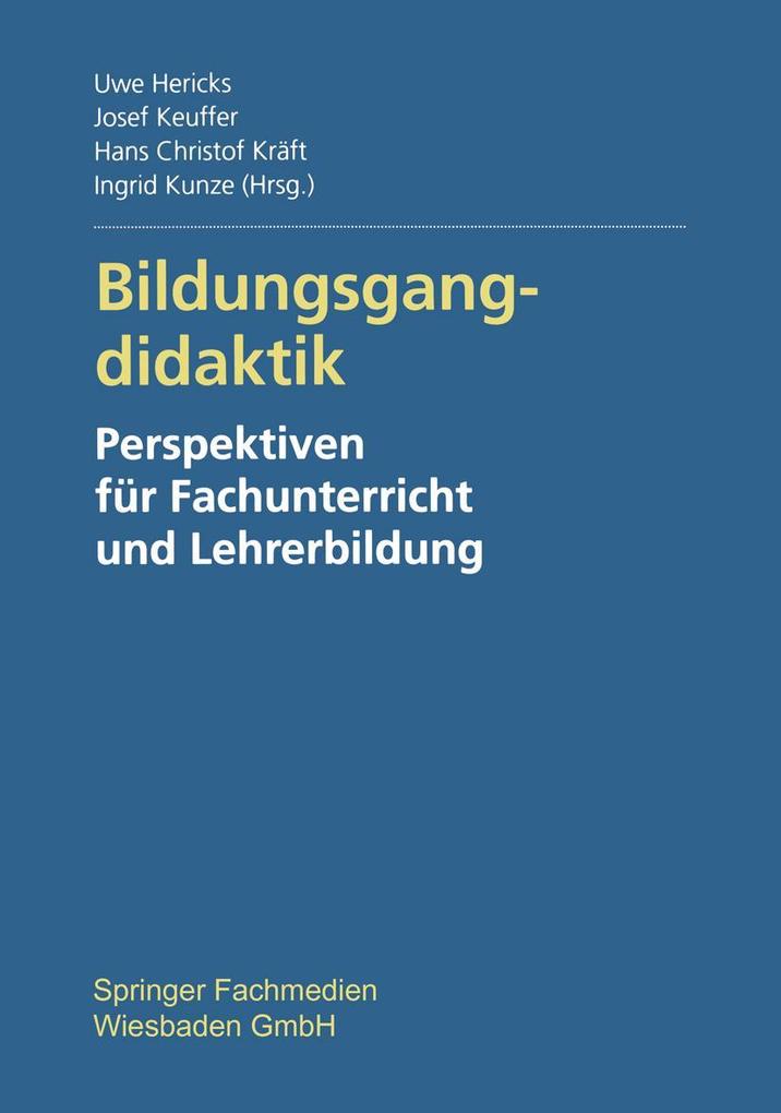 Bildungsgangdidaktik