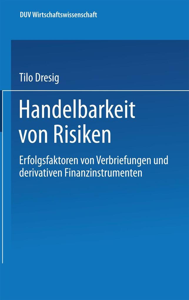 Handelbarkeit von Risiken