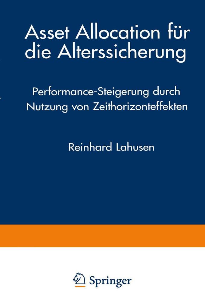 Asset Allocation für die Alterssicherung