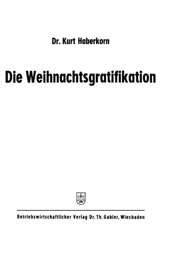 Die Weihnachtsgratifikation