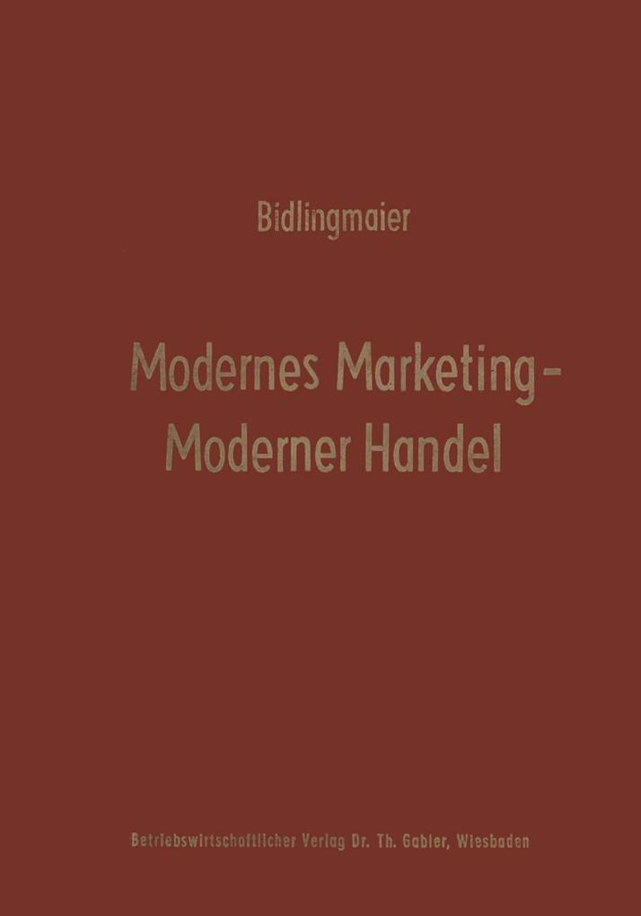 Modernes Marketing - Moderner Handel