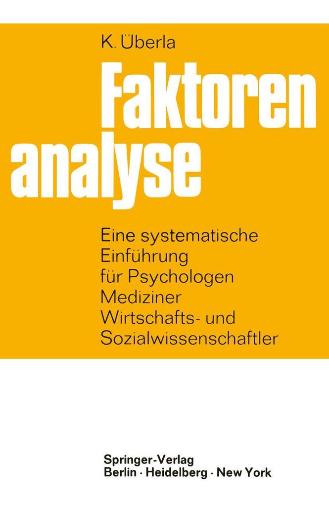 Faktorenanalyse
