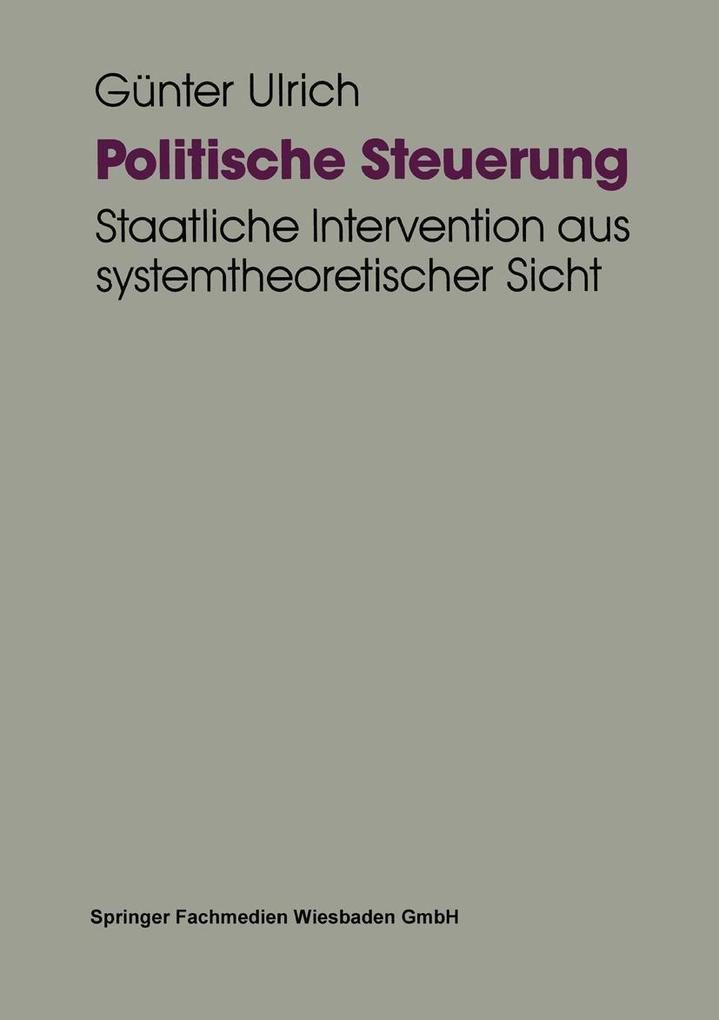 Politische Steuerung