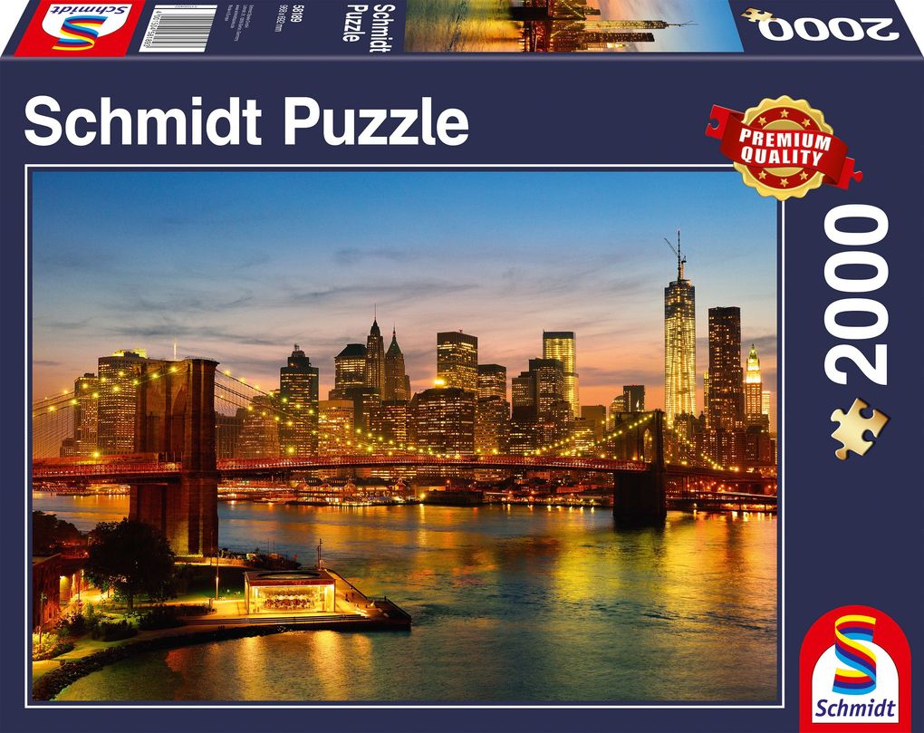 Image of New York PUZZLE 58189 - Anzahl Teile: 2000, Puzzle, Größe: 97 x 69,5 cm, Premium Quality