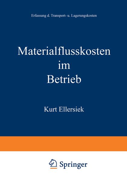 Materialflußkosten im Betrieb