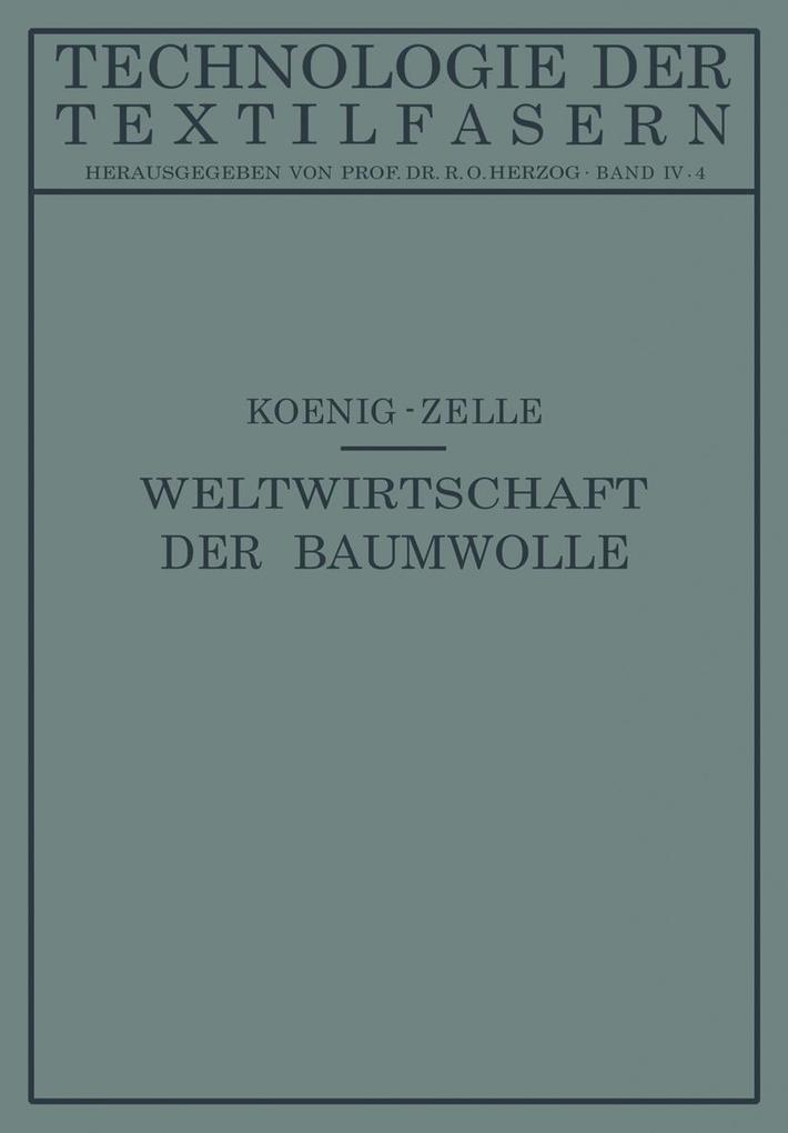 Die Weltwirtschaft der Baumwolle
