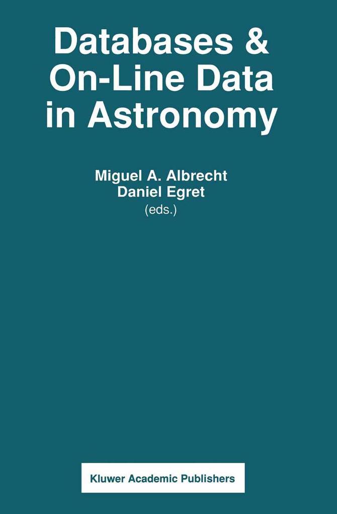 Databases & On-line Data in Astronomy