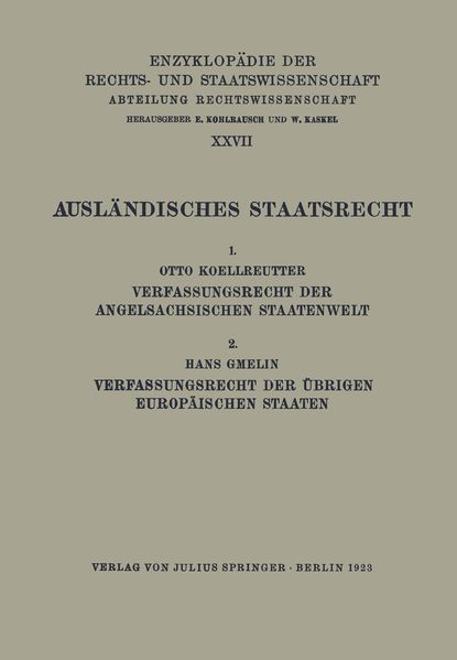 Ausländisches Staatsrecht