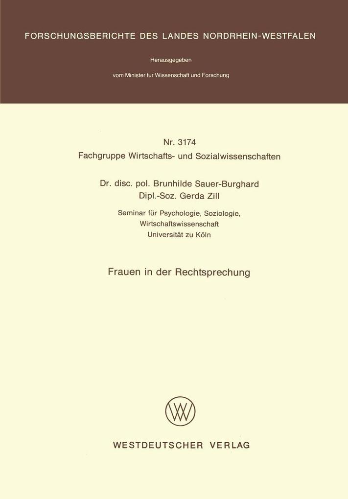 Frauen in der Rechtsprechung