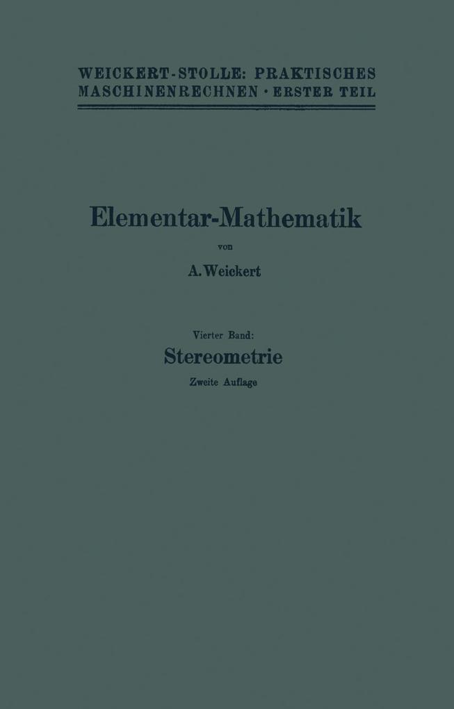 Elementar-Mathematik