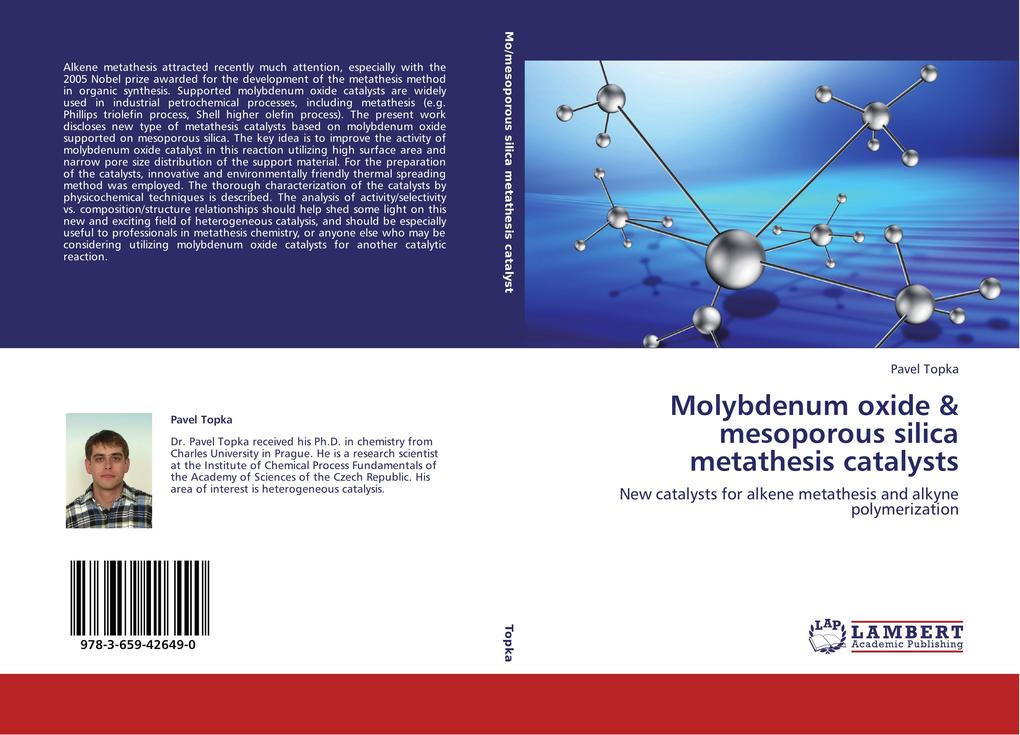 Molybdenum oxide & mesoporous silica metathesis catalysts