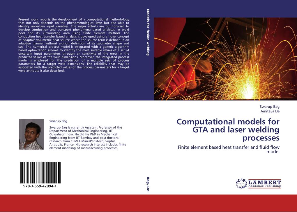 Computational models for GTA and laser welding processes