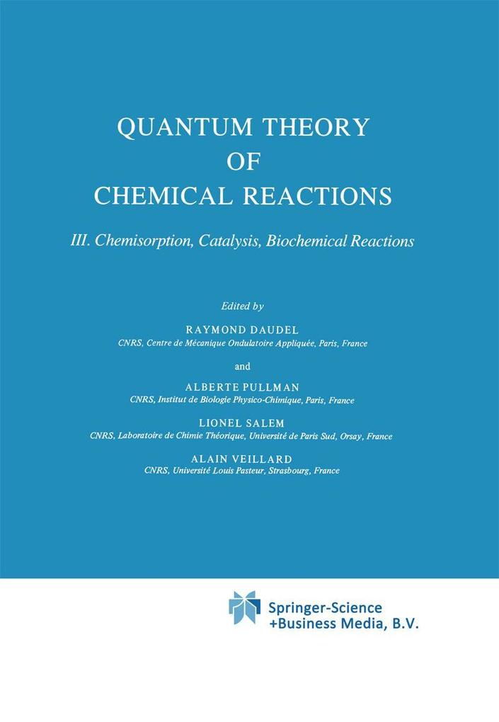 Quantum Theory of Chemical Reactions