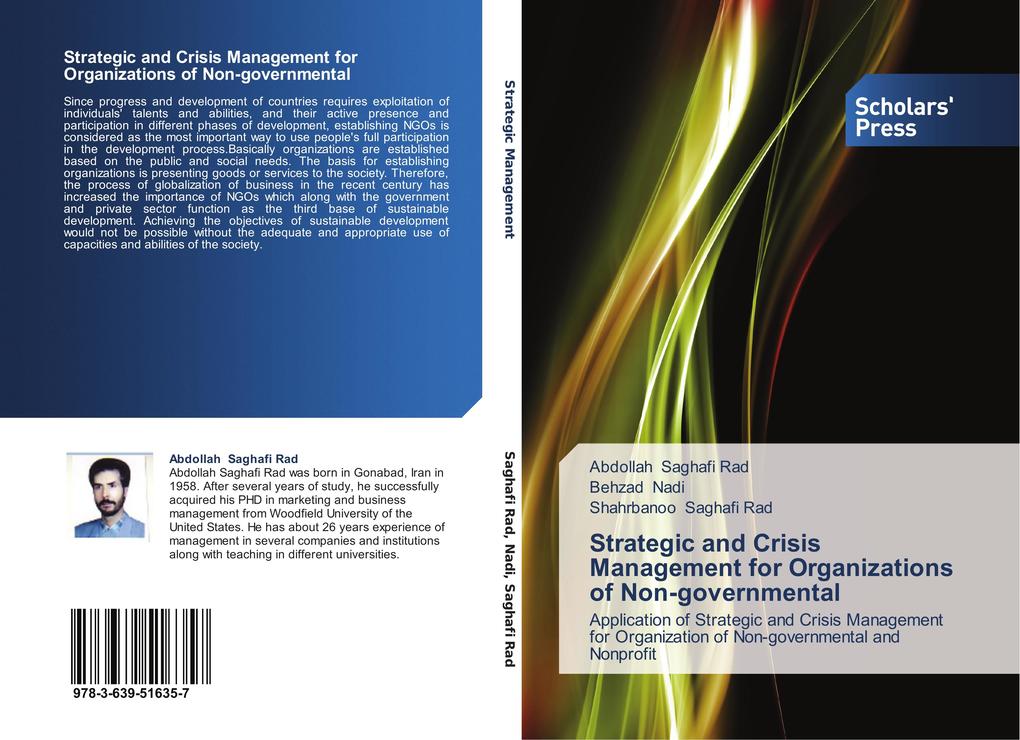 Strategic and Crisis Management for Organizations of Non-governmental