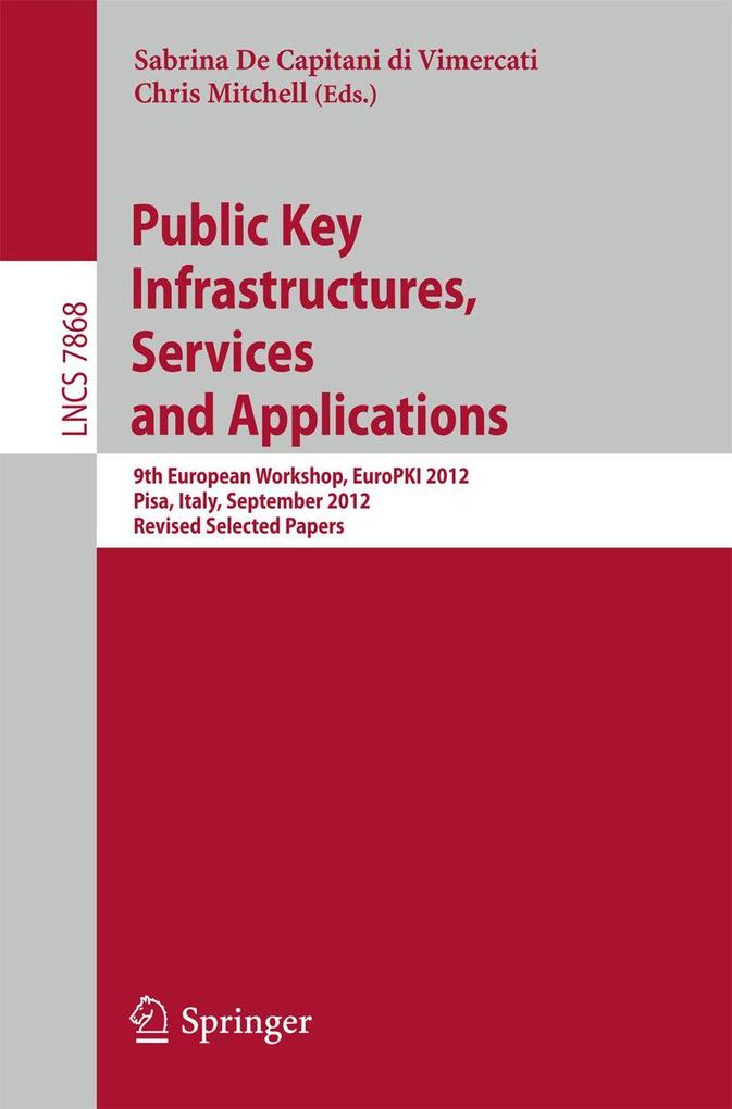 Public Key Infrastructures Services and Applications